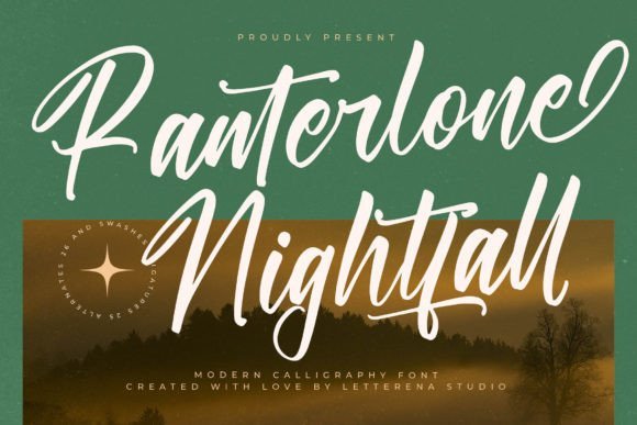 Ranterlone Nightfall Font - Featured Image