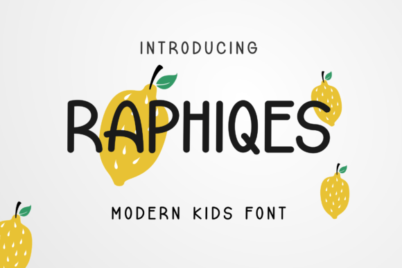 Raphiqes Font - Featured Image