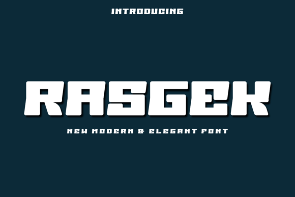 Rasgek Font - Featured Image