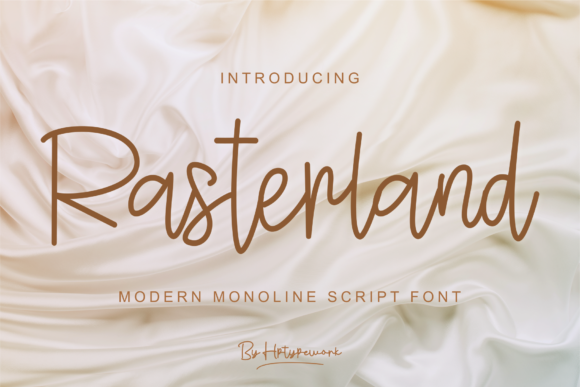 Rasterland Font - Featured Image