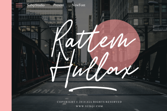 Rattem Hullax Font - Featured Image