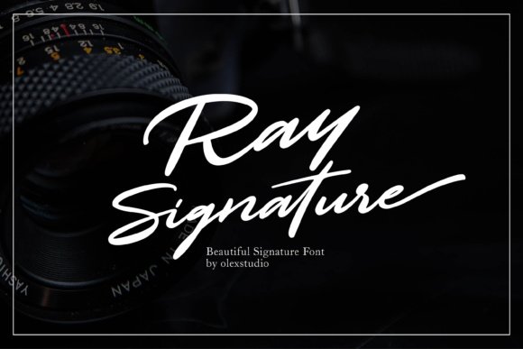 Ray Signature Font - Featured Image