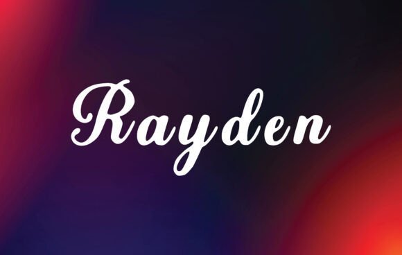Rayden Font - Featured Image
