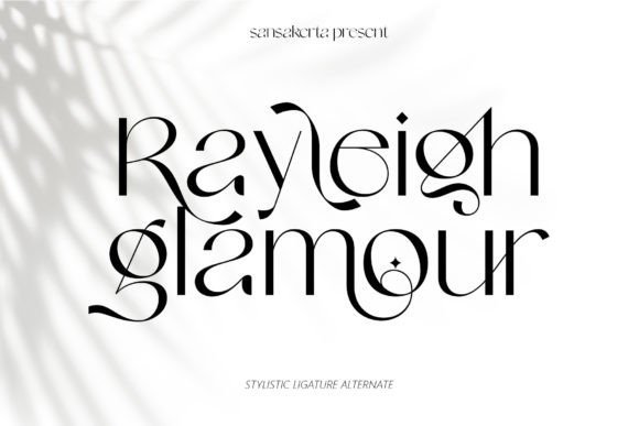 Rayleigh Glamour Font - Featured Image