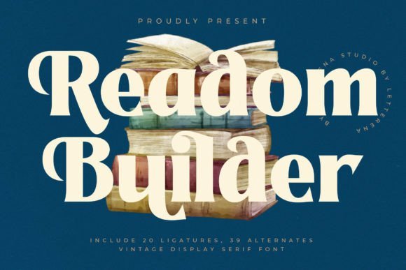 Readom Builder Font - Featured Image