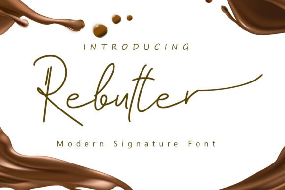 Rebutter Font - Featured Image