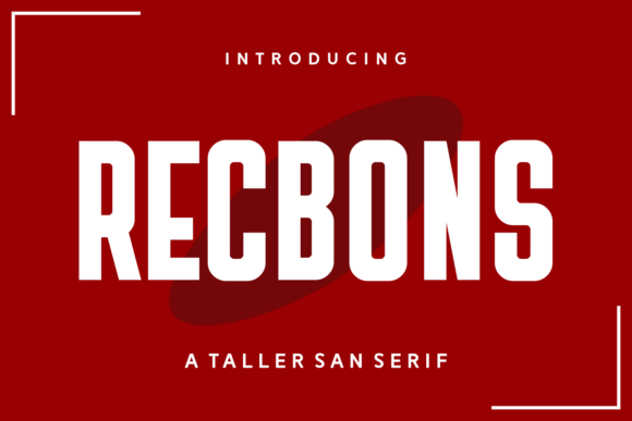 Recbons Font - Featured Image