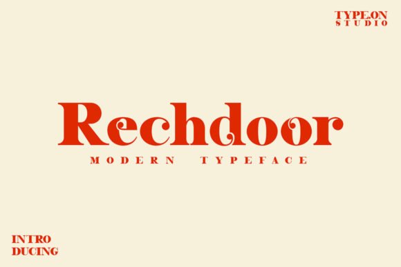 Rechdoor Font - Featured Image