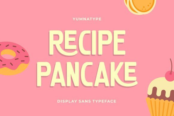 Recipe Pancake Font - Featured Image