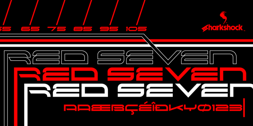 Red Seven Font - Featured Image