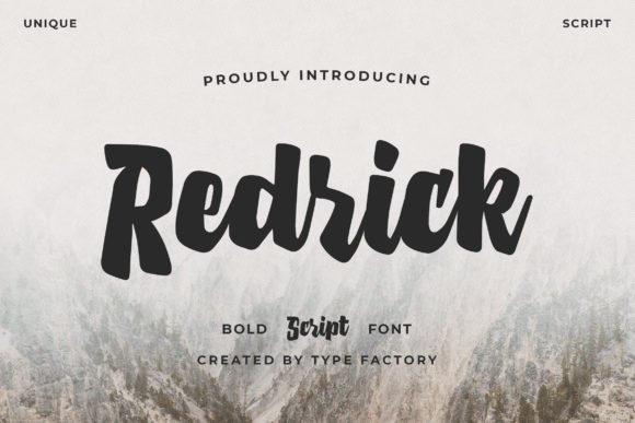 Redrick Font - Featured Image