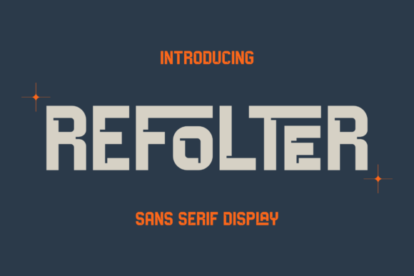 Refolter Font - Featured Image