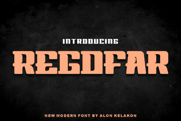 Regofar Font - Featured Image