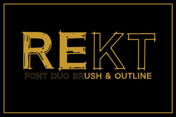 Rekt Font - Featured Image