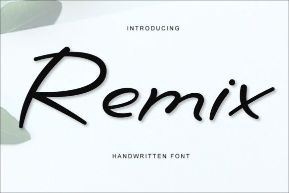 Remix Font - Featured Image