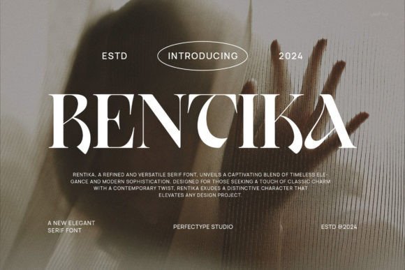Rentika Font - Featured Image