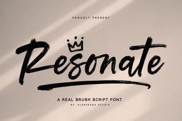 Resonate Font - Featured Image