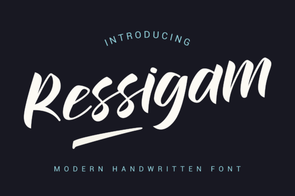 Ressigam Font - Featured Image