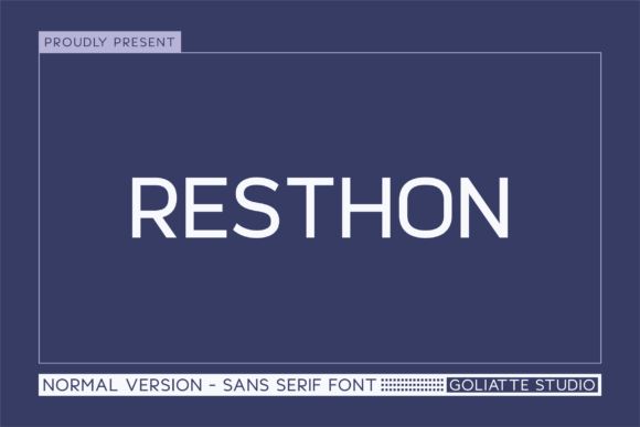Resthon Font - Featured Image