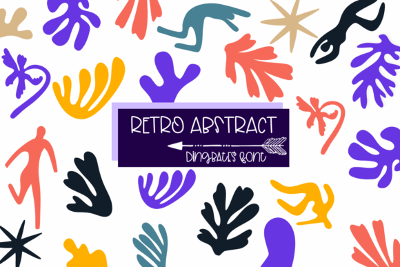 Retro Abstract Font - Featured Image