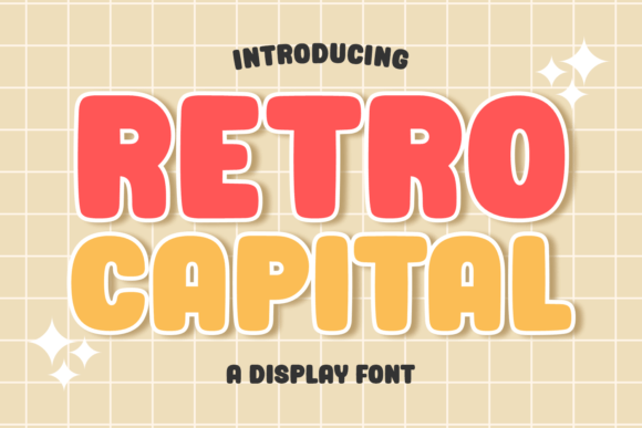 Retro Capital Font - Featured Image