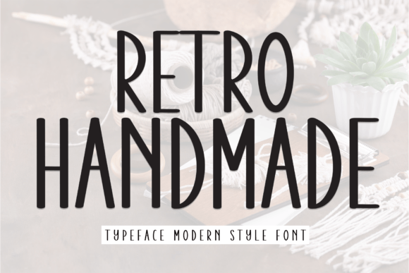 Retro Handmade Font - Featured Image