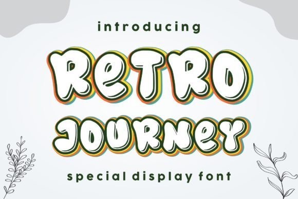 Retro Journey Font - Featured Image