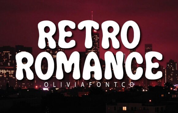 Retro Romance Font - Featured Image