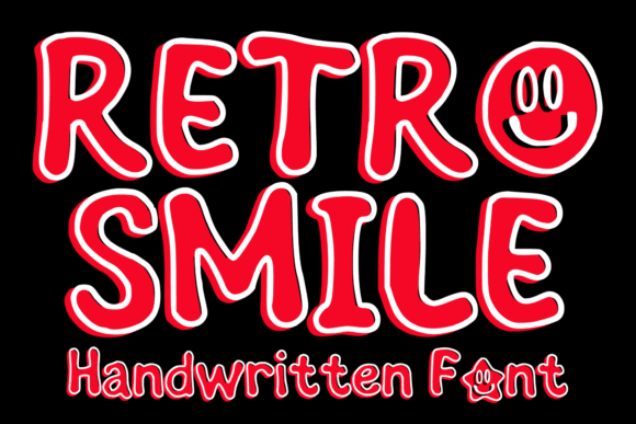 Retro Smile Font - Featured Image