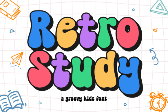Retro Study Font - Featured Image