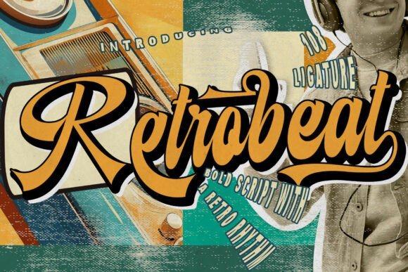 Retrobeat Font - Featured Image