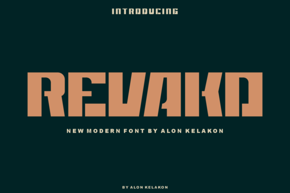 Revako Font - Featured Image