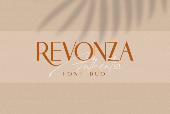 Revonza Authentic Font - Featured Image