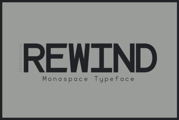Rewind Font - Featured Image
