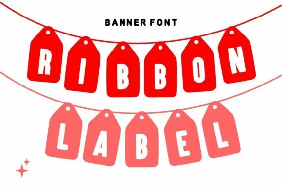 Ribbon Label Font - Featured Image