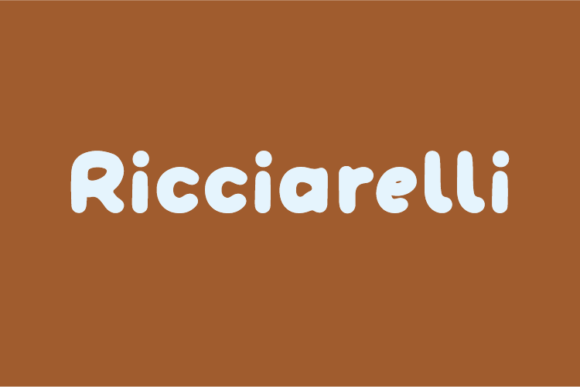 Ricciarelli Font - Featured Image