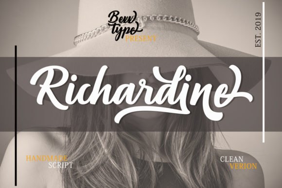 Richardine Script Font - Featured Image