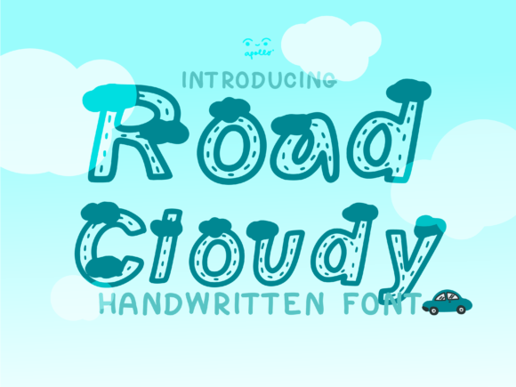 Road Cloudy Font - Featured Image