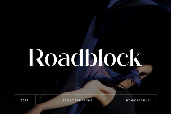 Roadblock Font - Featured Image