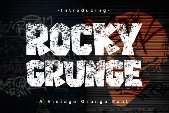 Rocky Grunge Font - Featured Image