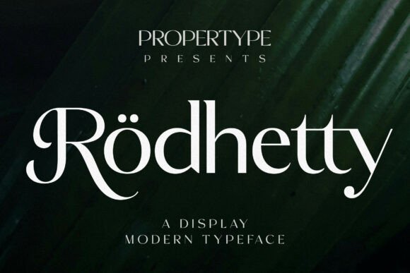 Rodhetty Font - Featured Image