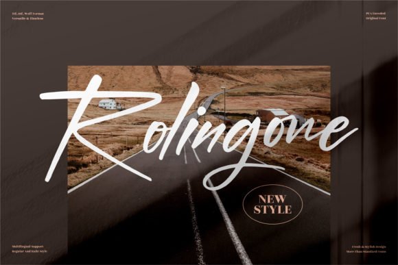 Rolingone Font - Featured Image