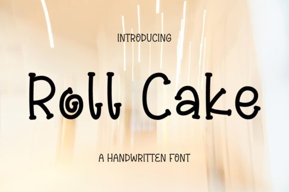 Roll Cake Font - Featured Image
