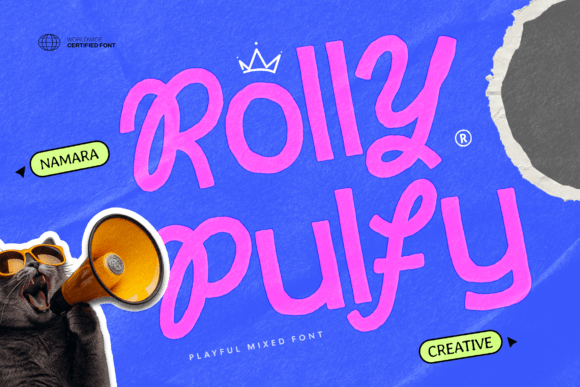 Rolly Pulfy Font - Featured Image