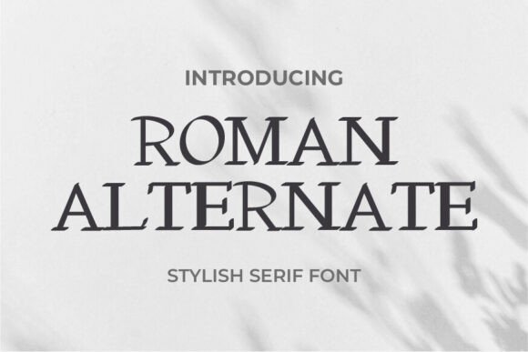 Roman Alternate Font - Featured Image