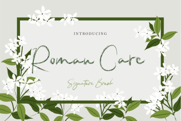 Roman Care Font - Featured Image