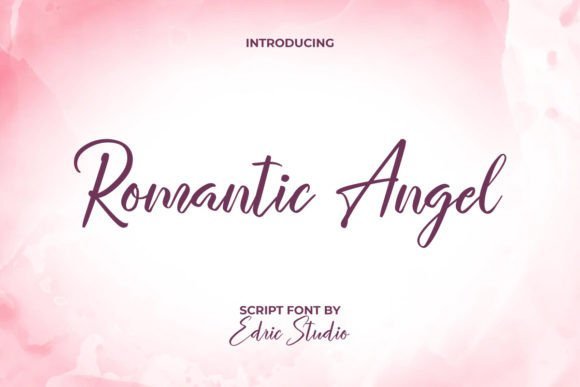 Romantic Angel Font - Featured Image