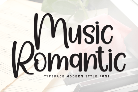 Romantic Music Font - Featured Image