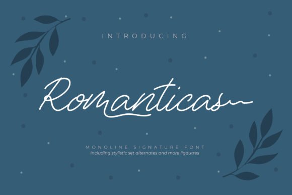 Romanticas Font - Featured Image