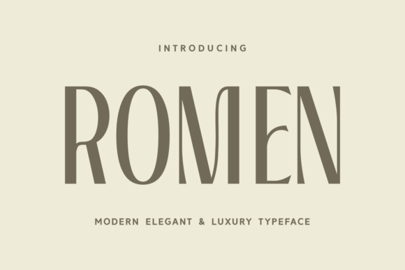 Romen Font - Featured Image
